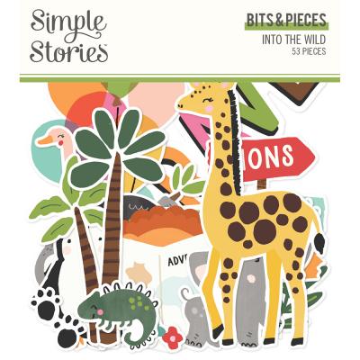 Simple Stories Into The Wild Die Cuts - Bits & Pieces