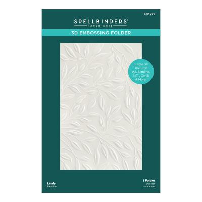 Spellbinders 3D Embossing Folder - Leafy