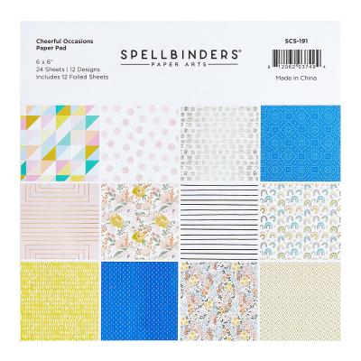 Spellbinders Cheerful Occasions Designpapiere - Paper Pad