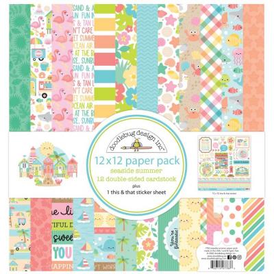 Doodlebug Seaside Summer Designpapiere - Paper Pack