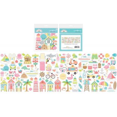 Doodlebug Seaside Summer Die Cuts - Odds & Ends