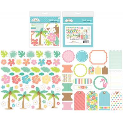 Doodlebug Seaside Summer Die Cuts - Bits & Pieces