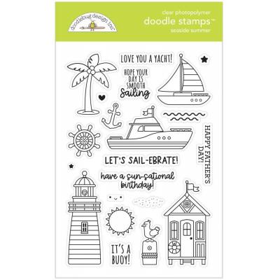 Doodlebug Seaside Summer Clear Stamps - Seaside Summer