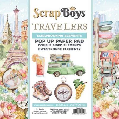 ScrapBoys Travelers Designpapiere - Pop Up Paper Pad
