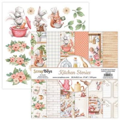 ScrapBoys Kitchen Stories Designpapiere - Paper Pack