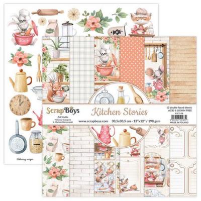 ScrapBoys Kitchen Stories Designpapiere - Paper Pack