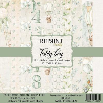 Reprint Teddy Boy Designpapier - Paper Pack