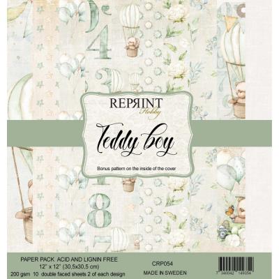 Reprint Teddy Boy Designpapier - Paper Pack