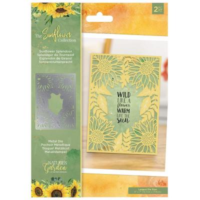 Crafter's Companion The Sunflower Collection Metal Dies - Sunflower Splendour
