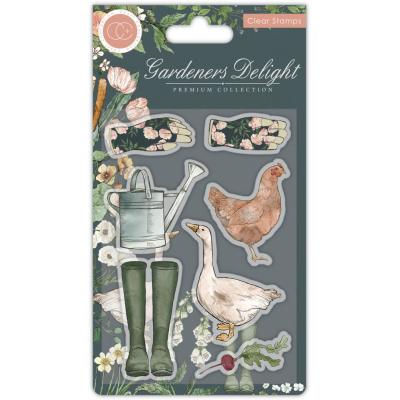 Craft Consortium Gardeners Delight Clear Stamps - Gardeners Delight