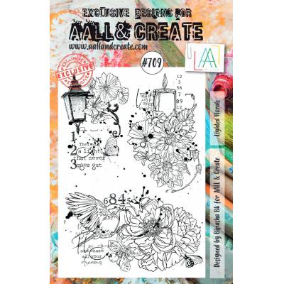 AALL & Create Clear Stamps Nr. 709 - Lighted Florals