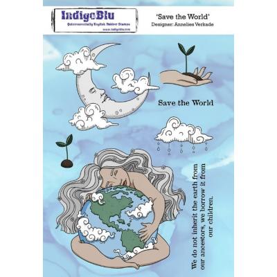 IndigoBlu Rubber Stamps - Save The World