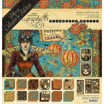Graphic 45 Steampunk Spells Designpapiere -  Deluxe Collector's Edition