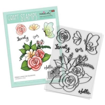 Polkadoodles Clear Stamps - Lovely Day Blossom Flower