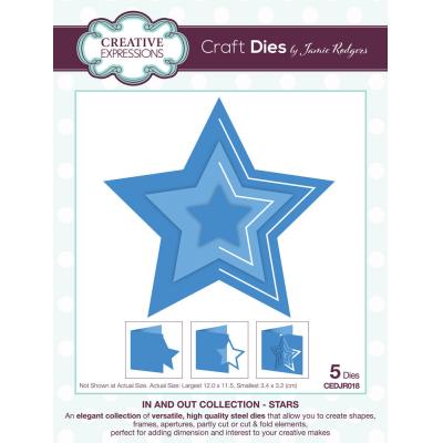 Creative Expressions Jamie Rodgers In And Out Collection Craft Dies - Stars