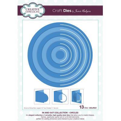 Creative Expressions Jamie Rodgers In And Out Collection Craft Dies - Circles