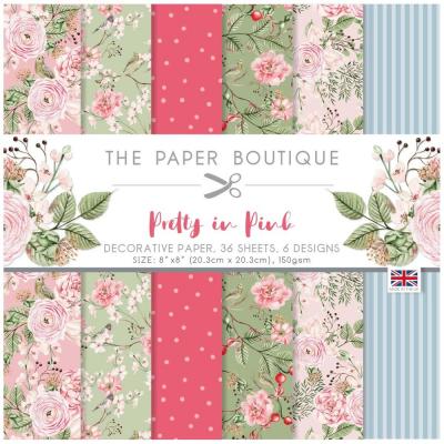 The Paper Boutique Pretty In Pink Designpapiere - Decorative Papers
