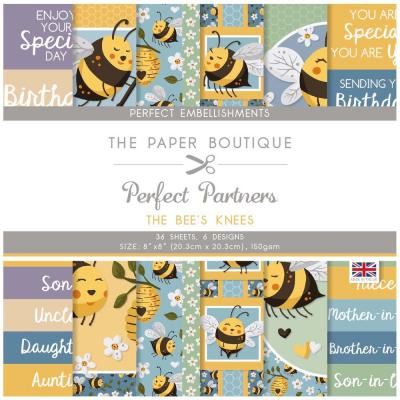 The Paper Boutique Perfect Partners The Bee's Knees Designpapiere - Embellishment Pad