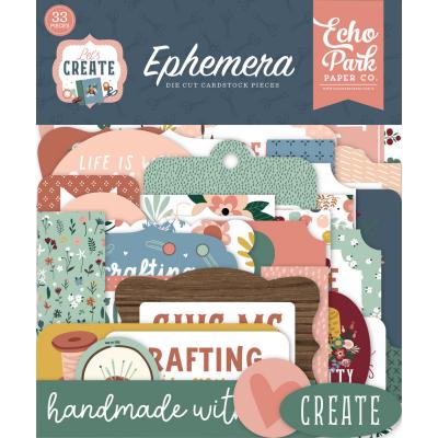 Echo Park Let's Create Die Cuts - Ephemera