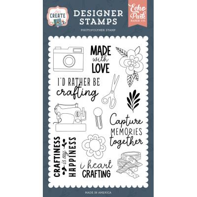 Echo Park Let's Create Clear Stamps - I Heart Crafting