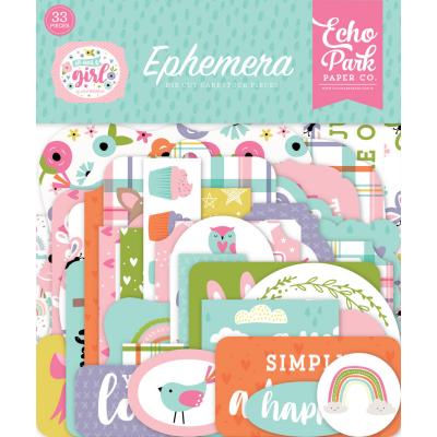 Echo Park All About A Girl Die Cuts - Ephemera