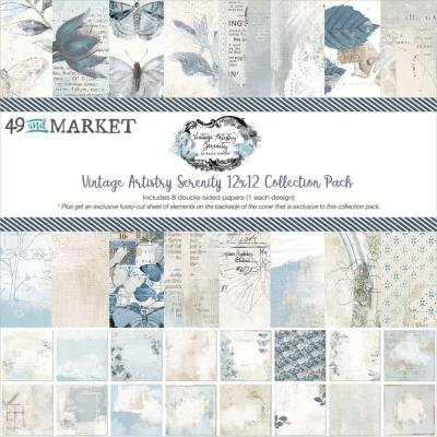 49 and Market Vintage Artistry Serenity Designpapiere - Collection Pack
