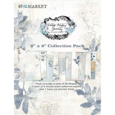 49 and Market Vintage Artistry Serenity Designpapiere - Collection Pack
