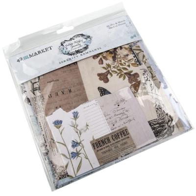 49 and Market Vintage Artistry Serenity Die Cuts - Remnants