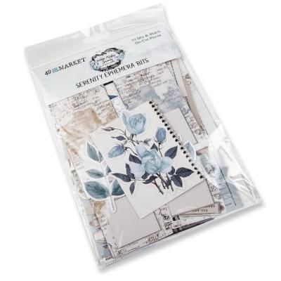 49 and Market Vintage Artistry Serenity Die Cuts - Ephemera Bits