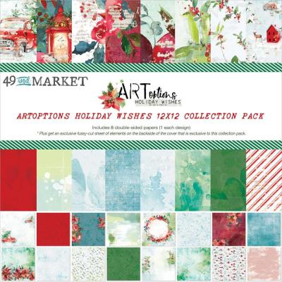 49 and Market ARToptions Holiday Wishes Designpapiere - Collection Pack