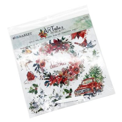 49 and Market ARToptions Holiday Wishes Sticker - Rub-Ons
