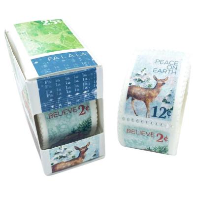 49 and Market ARToptions Holiday Wishes Washi Tape - Postage Stamp