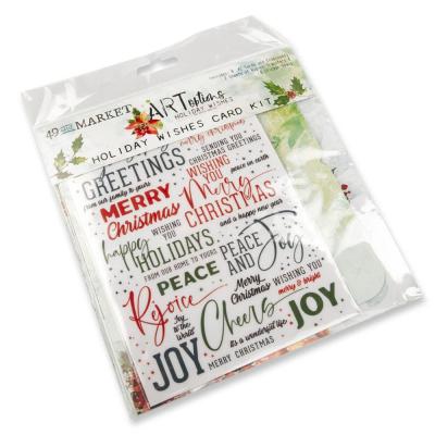 49 and Market ARToptions Holiday Wishes Die Cuts - Card Kit