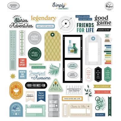Pinkfresh Studio Simply The Best Die Cuts - Floral Cardstock