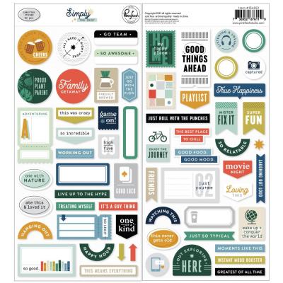 Pinkfresh Studio Simply The Best Sticker - Cardstock Stickers