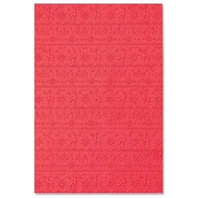Sizzix by Kath Breen 3-D Textured Impressions Embossing Folder - Winter Sweater