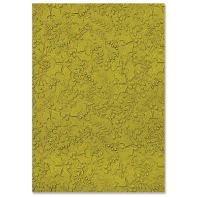 Sizzix by Kath Breen 3-D Textured Impressions Embossing Folder - Winter Foliage