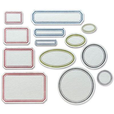 Sizzix Thinlits Tim Holtz Die Set - Vintage Labels