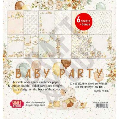 Craft & You Design Baby Party Designpapiere - Paper Set