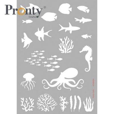 Pronty Stencil - Meeresobjekte