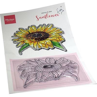 Marianne Design Clear Stamps und Dies - Sunflower