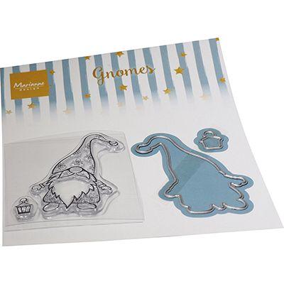Marianne Design Clear Stamps und Dies - Gnome & Lantern