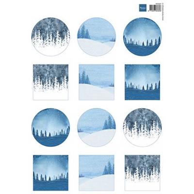 Marianne Design Ausschneidebogen - Winter Landscapes Minis