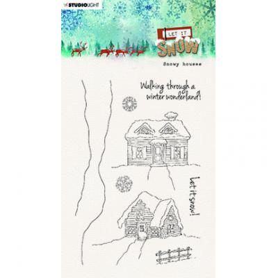 StudioLight Let It Snow Nr.263 Clear Stamps - Snowy Houses