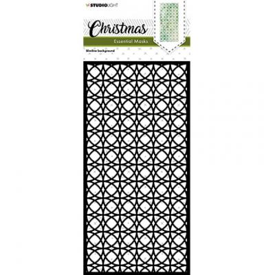 StudioLight Christmas Stencil - Slimline Backround