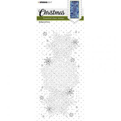 StudioLight Christmas Clear Stamp - Background Snow