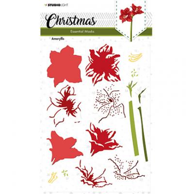 StudioLight Christmas Stencil - Amaryllis