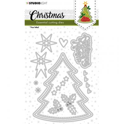 StudioLight Christmas Essentials Nr. 245 Cutting Die - Tree Label
