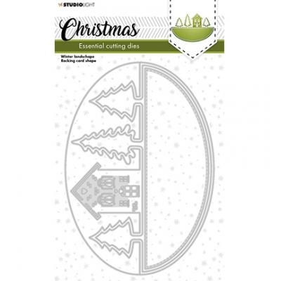 StudioLight Christmas Essentials Nr. 256 Cutting Die - Rocking Card Shape