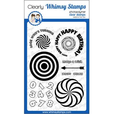Whimsy Stamps Deb Davis Clear Stamps - Magic Wheel